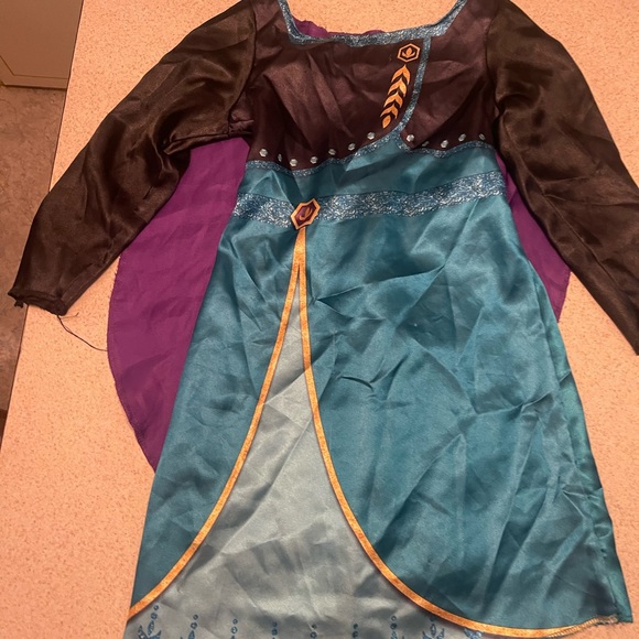 Disney frozen Anna dress Black, Blue, and Purple - Picture 1 of 5